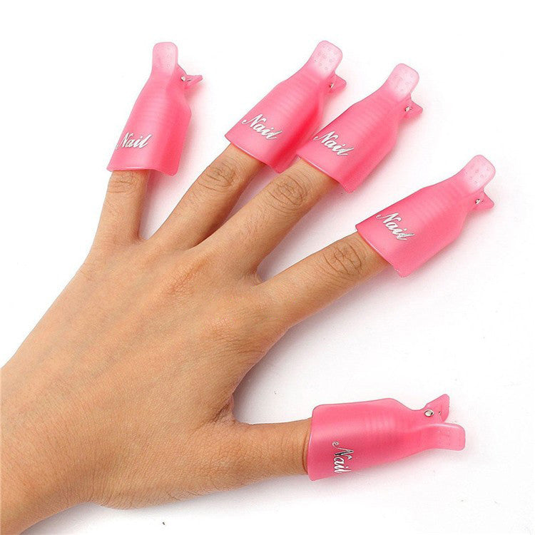 Nail Soaker Cap (set of 10pcs) Random Color