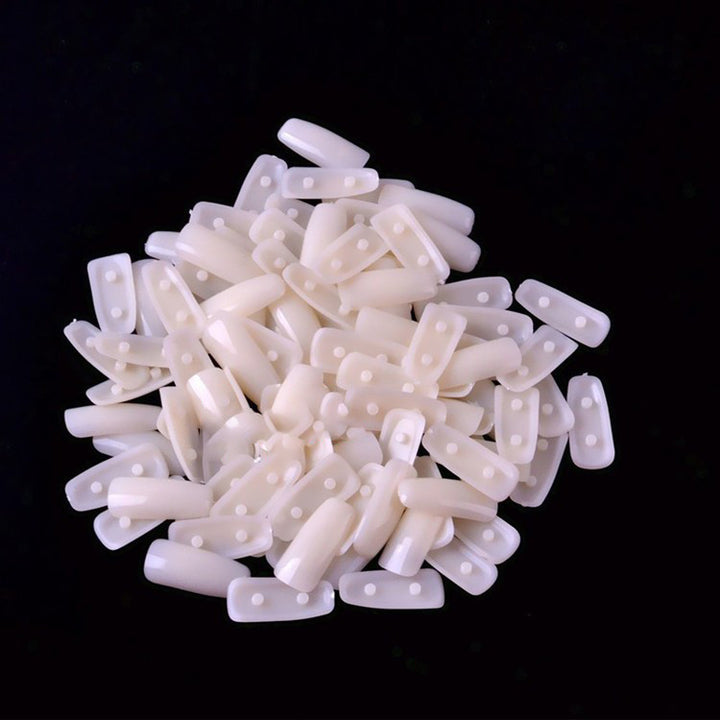 Natural Acrylic Refill Nail Tips For Nail Trainer Hand 100pcs