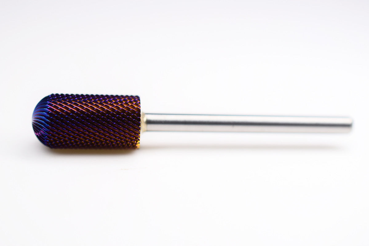 Large Rounded Top Bit 3/32 Fine (Purple） – US Nail Supply