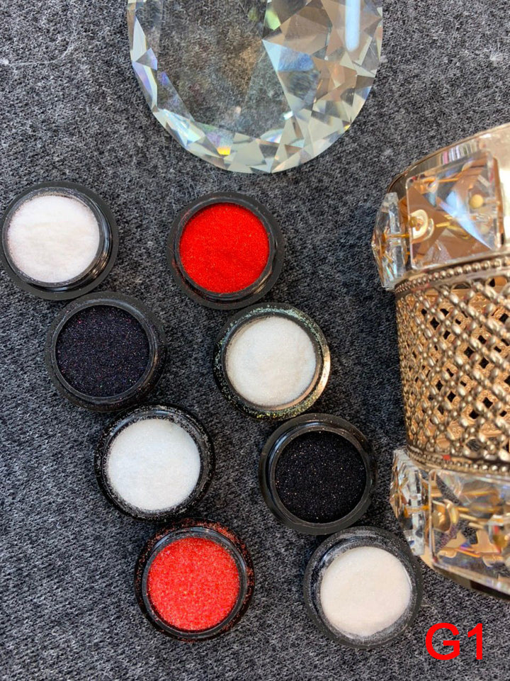 Glitter Nail Art (set of 8)