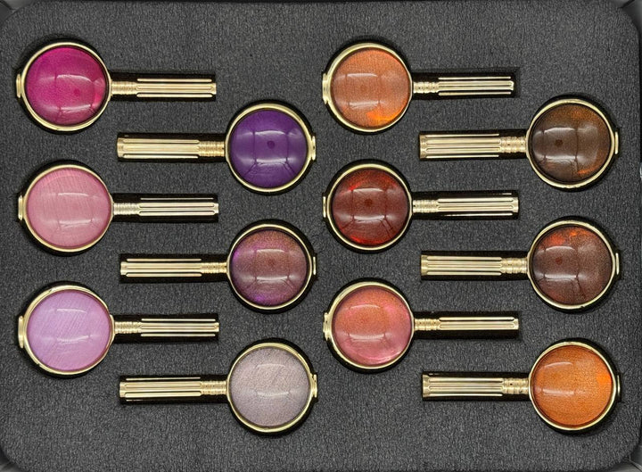 Hang Cateye Mist Violet Fall Collection 12 Colors (259 - 270) - Free 1 Set Water Drop + 2 Magnet (Ring+French)