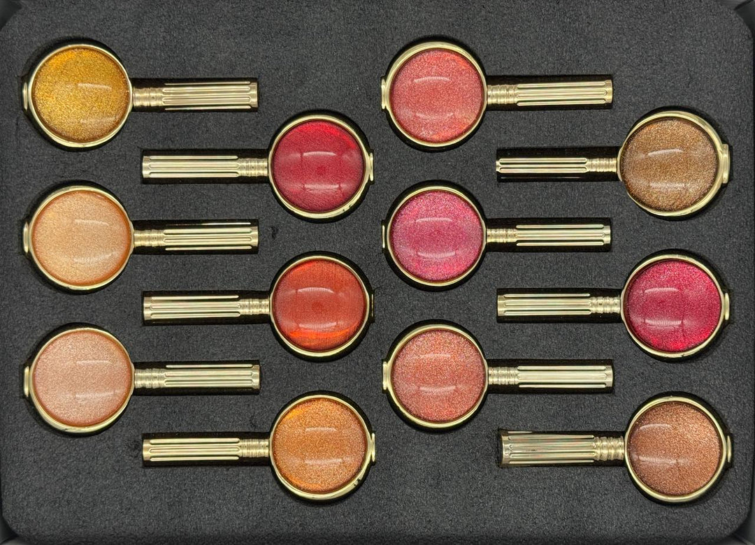Hang Cateye Autumn Leaves Collection 12 Colors - Free 1 Set Water Drop + 2 Magnet (Ring+French)
