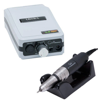 URAWA - PROFESSIONAL PORTABLE NAIL DRILL G3 SERIES - WHITE + Free 1 Motor Cord