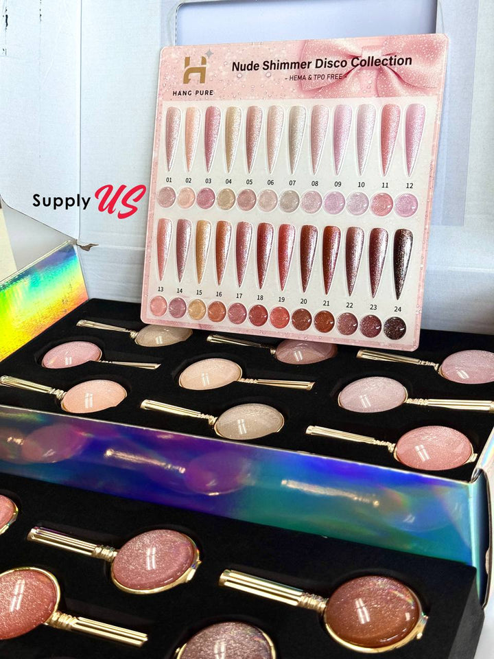 HANG Nude Shimmer Disco Collection 24 Colors (01-24)