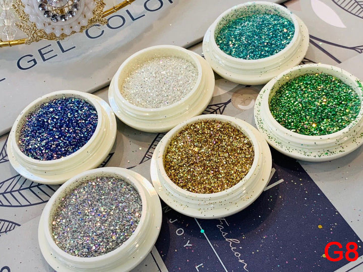 Glitter Nail Art (set of 6)