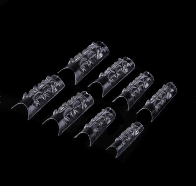 Glaze Clear Nail Tip 10 Sizes ( Box of 60 Tips )