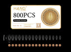 HANG Gel -X Tips Premium Version - Round Medium 800pcs / 12 Sizes