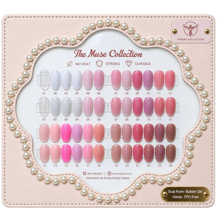 Phoenix 2-in-1 Dual Form Builder Gel – 24-Color Collection