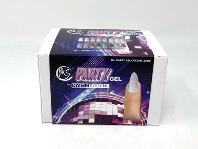 MS Disco Gel 0.25oz ( Set of 16 Colors ) + Free Sample Tip