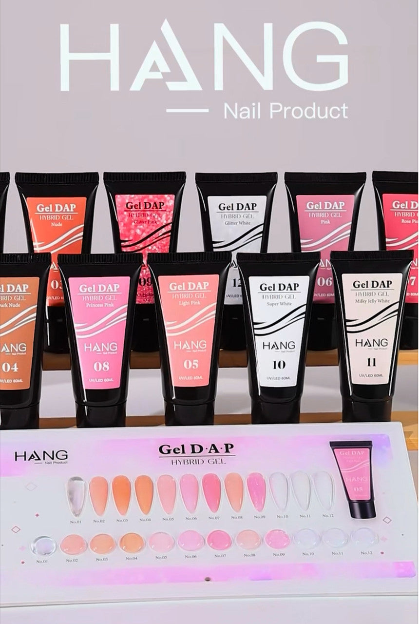 HANG GEL DAP Hydrid Gel Sets 12 Colors 60ml
