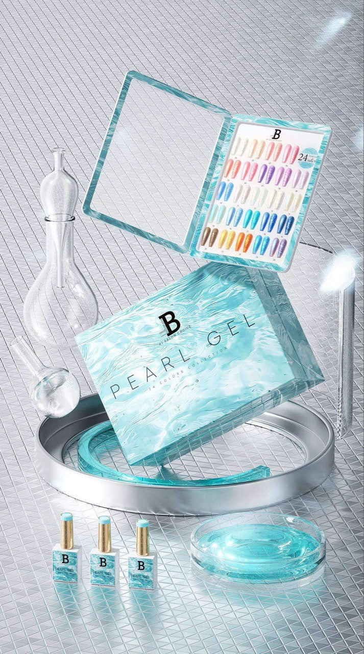 Billionaire Pearl Gel 24 Colors 0.5oz + Free Sample Tip