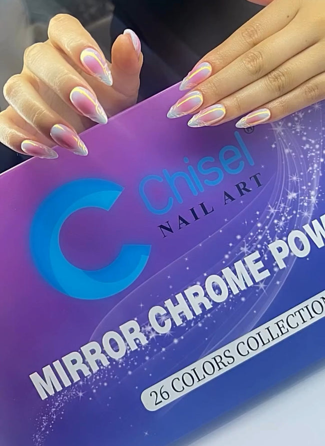 Chisel Mirror Chrome 26 Colors + Free 1 Black Diamond Top + 1 Color Book +1 Chisel stickey Base Main Image