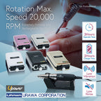 URAWA - PROFESSIONAL PORTABLE NAIL DRILL G3 SERIES - PINK + Free 1 Motor Cord