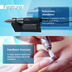 URAWA - PROFESSIONAL PORTABLE NAIL DRILL G3 SERIES - PINK Metallic + Free 1 Motor Cord