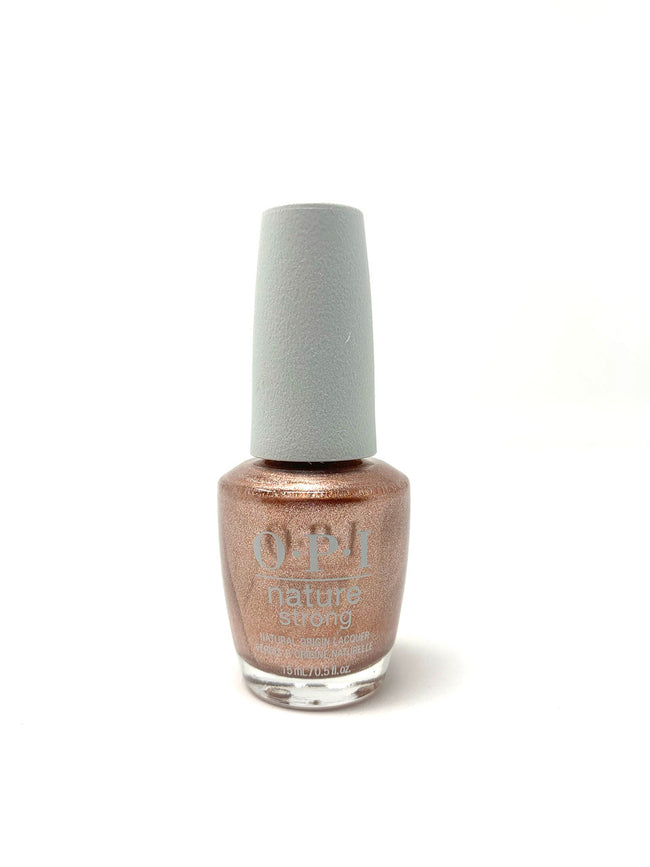 OPI Nature Strong Lacquer - Intentions are Rose Gold 0.5 oz - #NAT015 Hover Image