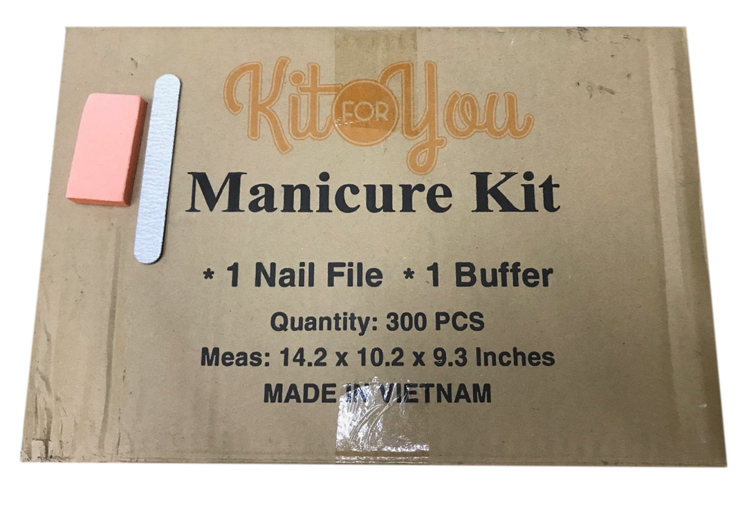 Disposable Manicure Kit ( Slim Buffer  + Mini File )