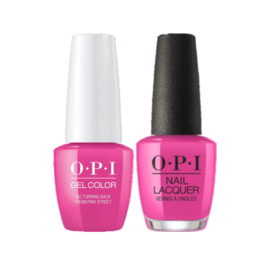 OPI Matching Set L19 No Turning Back From Pink Street