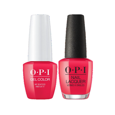 OPI Matching Set We Seafood and Eat It L20
