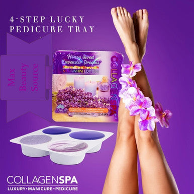 Lapalm Collagen Spa 4 Steps Pedi Tray - Sweet Lavender Fields - Out of Stock
