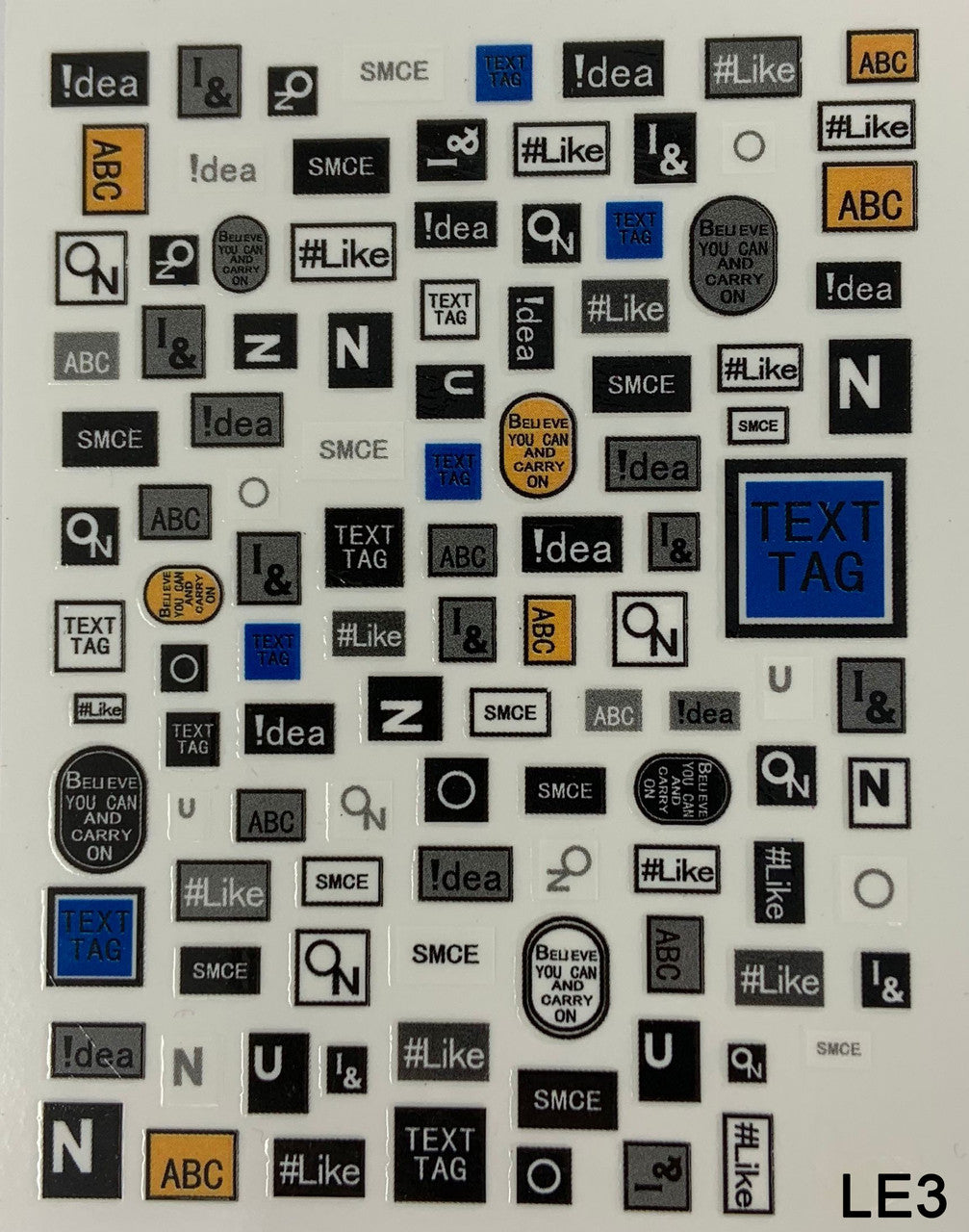 Letter Sticker