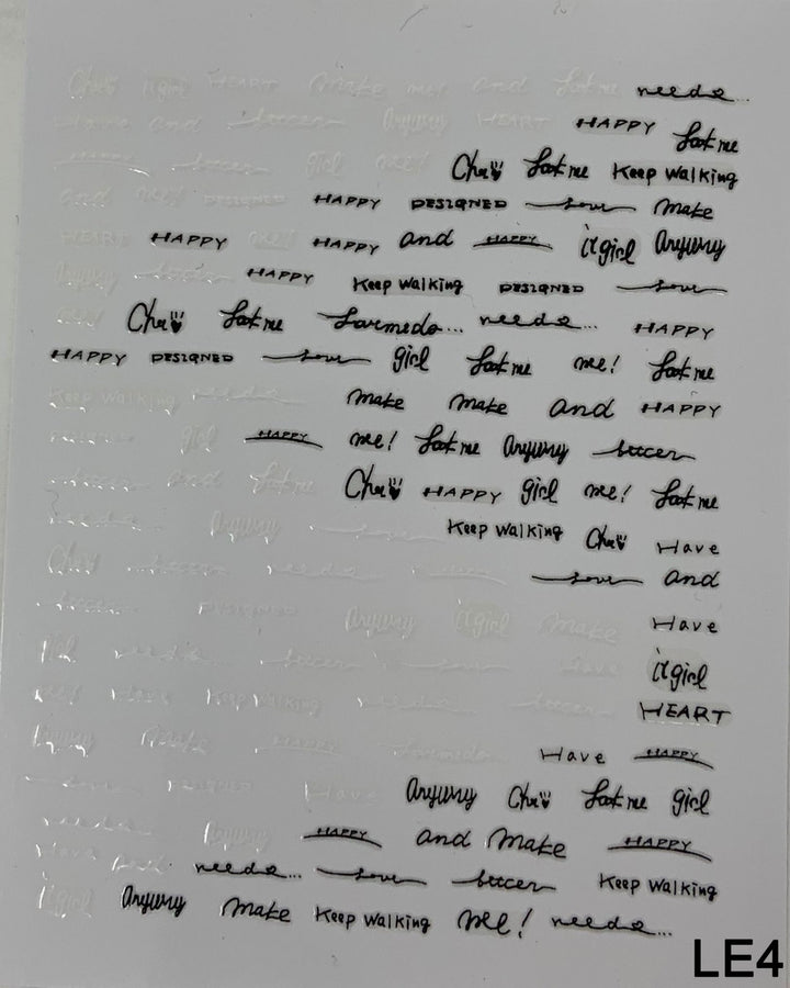Letter Sticker