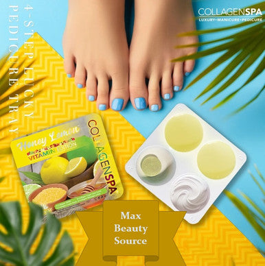Lapalm Collagen Spa 4 Steps Pedi Tray - Lemon Lime - Out of Stock