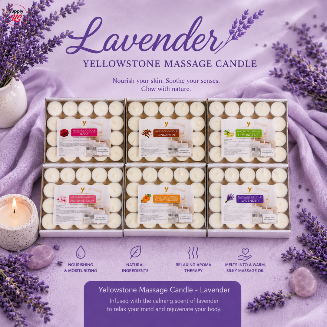 Yellowstone Massage Candle - Lavender - BUY 2 FREE 1
