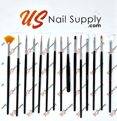 MS Design Nail Art Brush set 15pcs