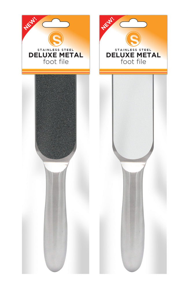 Sunny Deluxe Metal Foot File - Free 2pcs Refill ( Coarse + Xcoarse ) Hover Image
