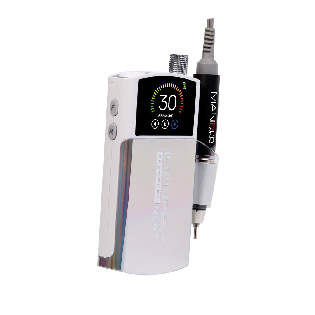 Kupa MANIPro Passport Next Complete - White/Unicorn Jacket + Companion Handpiece Set