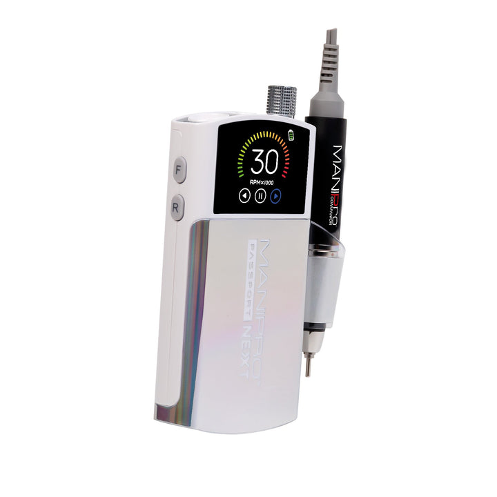 Kupa MANIPro Passport Next Complete - White/Unicorn Jacket + Companion Handpiece Set