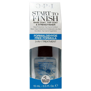 OPI Start To Finish Formaldehyde Free Formula 0.5oz