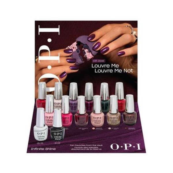 OPI Fall 2026 Infinite Shine 14pc Vac Tray Display 14PC Vault Must-Haves 