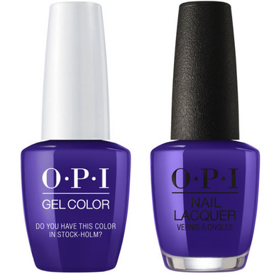 OPI Matching Set Do You Have This Color in Stock-holm? N47