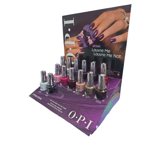 OPI Fall 2026 Infinite Shine 14pc Vac Tray Display 14PC Vault Must-Haves 