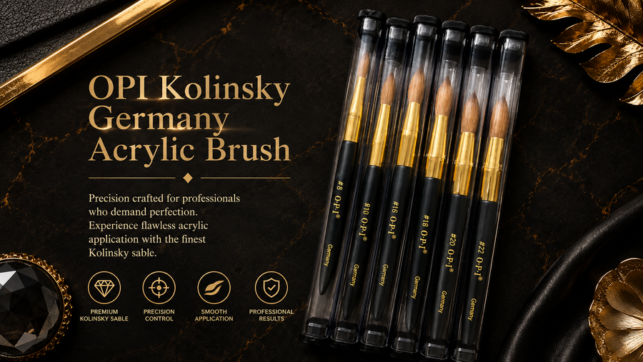 OPI Kolinsky Germany Acrylic Brush Tutorial