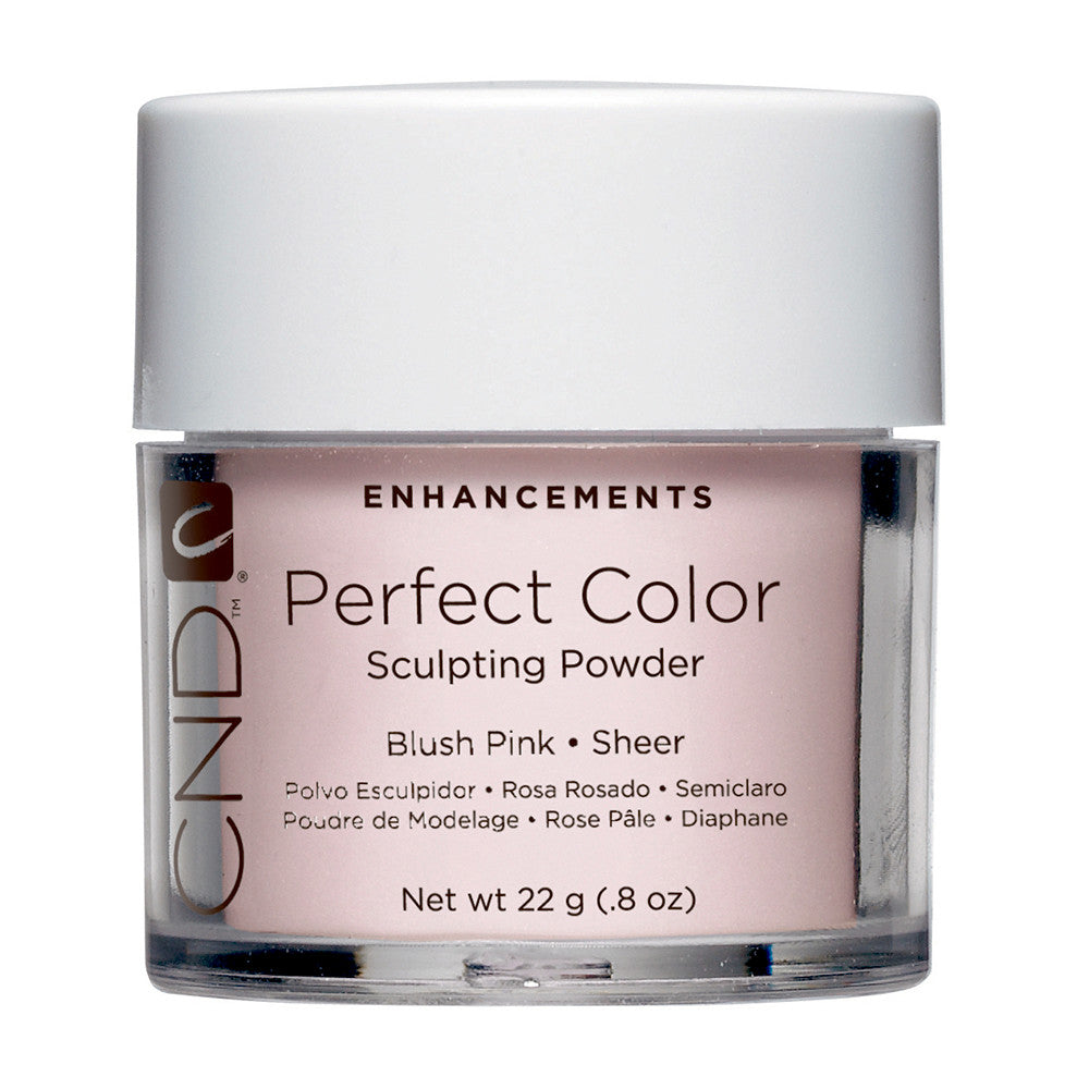 CND - PERFECT COLOR SCULPTING POWDERS - BLUSH PINK - SHEER 0.8 Oz. / 22 g