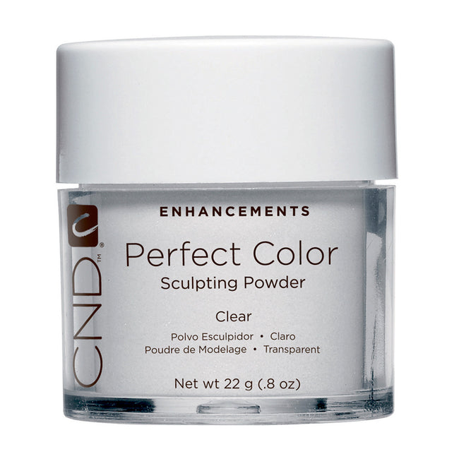 CND - PERFECT COLOR SCULPTING POWDERS - CLEAR 0.8 Oz. / 22 g Hover Image