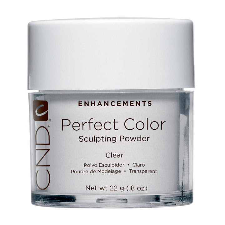 CND - PERFECT COLOR SCULPTING POWDERS - CLEAR 0.8 Oz. / 22 g