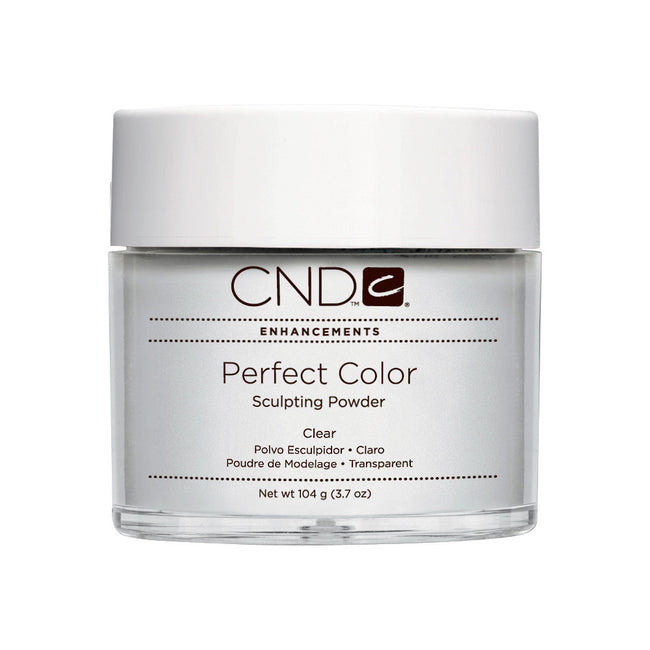 CND - PERFECT COLOR SCULPTING POWDERS - CLEAR 3.7 Oz. / 104 g Hover Image