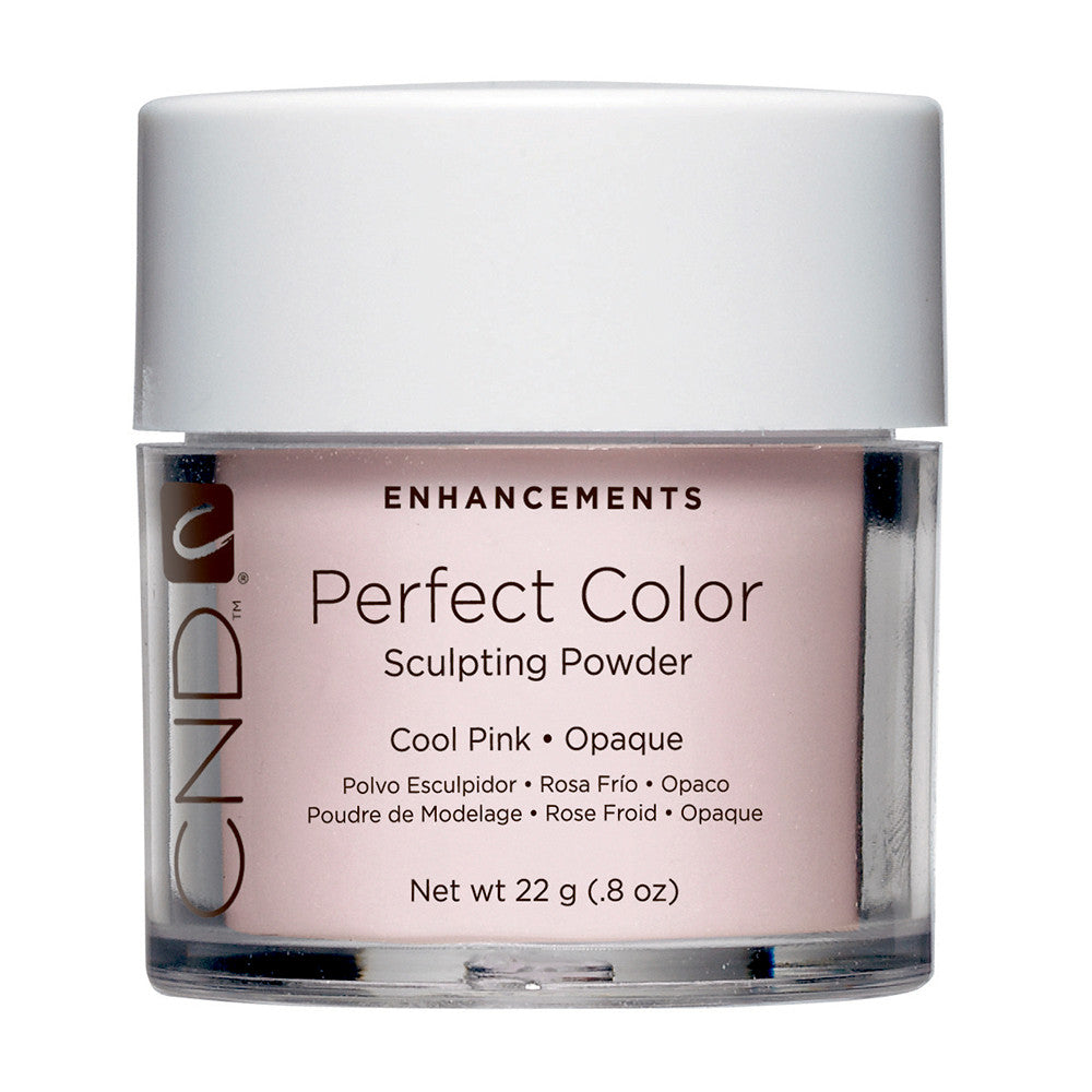 CND - PERFECT COLOR SCULPTING POWDERS - COOL PINK - OPAQUE 0.8 OZ