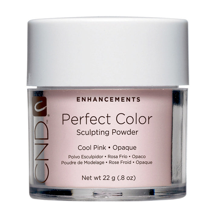 CND - PERFECT COLOR SCULPTING POWDERS - COOL PINK - OPAQUE 0.8 OZ
