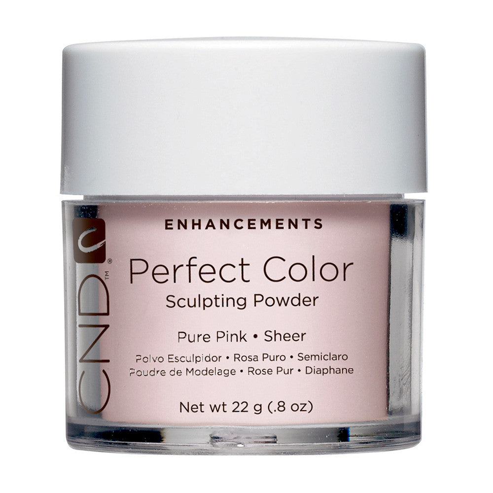 CND - PERFECT COLOR SCULPTING POWDERS - PURE PINK - SHEER 0.8 Oz. / 22 g