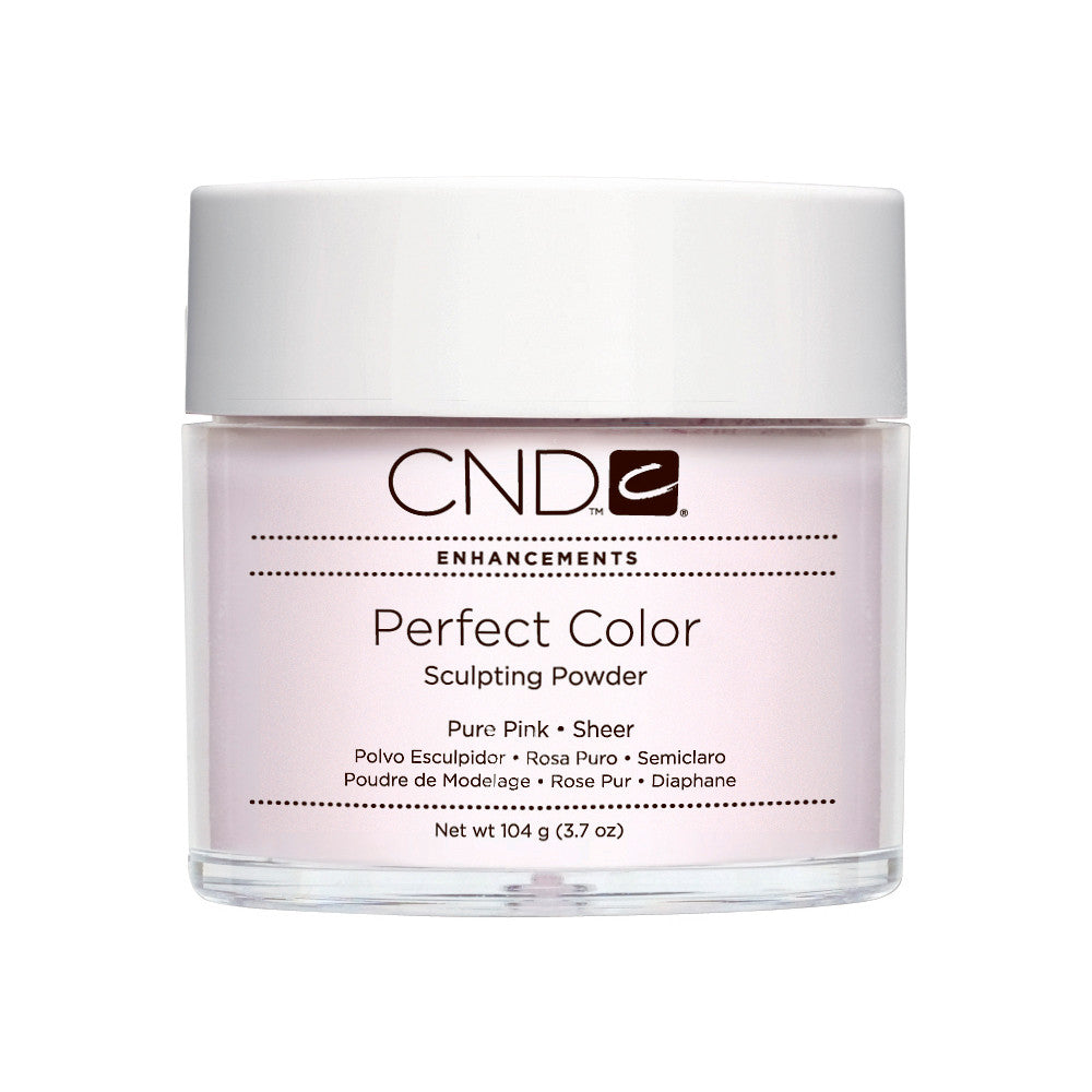 CND - PERFECT COLOR SCULPTING POWDERS - PURE PINK - SHEER 3.7 Oz. / 104 g