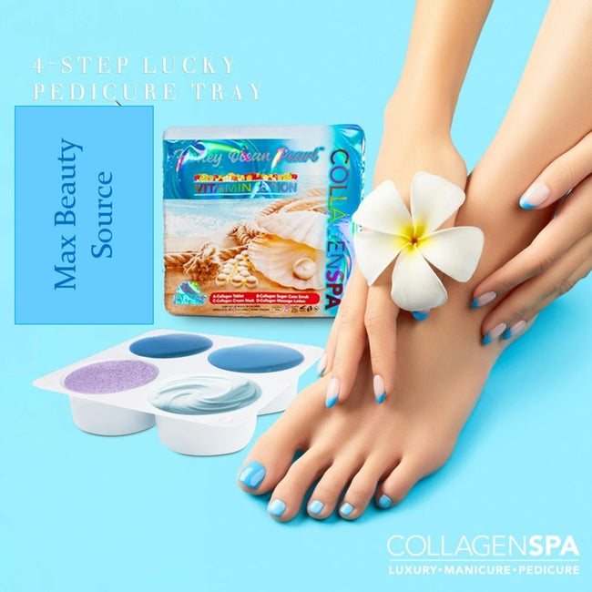 Lapalm Collagen Spa 4 Steps Pedi Tray - Ocean Pearl - Out of Stock Hover Image