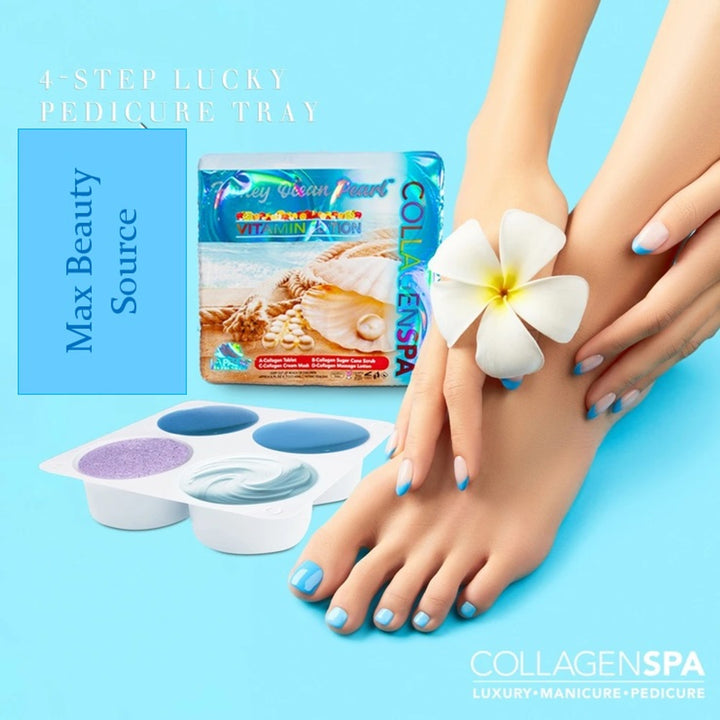 Lapalm Collagen Spa 4 Steps Pedi Tray - Ocean Pearl - Out of Stock