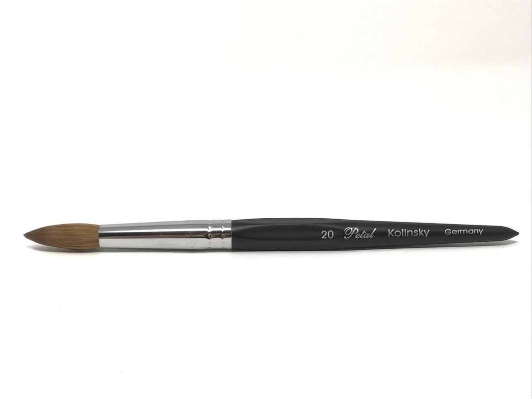 Petal Kolinsky Germany Black Acrylic Brush No.20