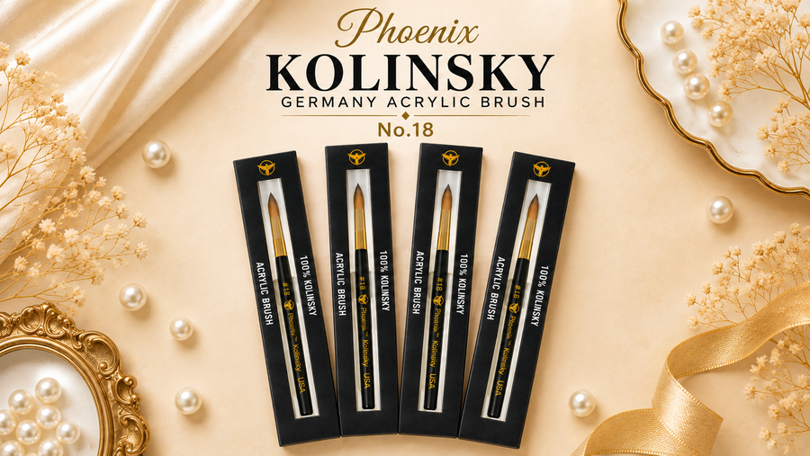 Phoenix Kolinsky Germany Acrylic Brush Tutorial