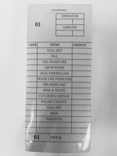 Ticket Book 10pcs