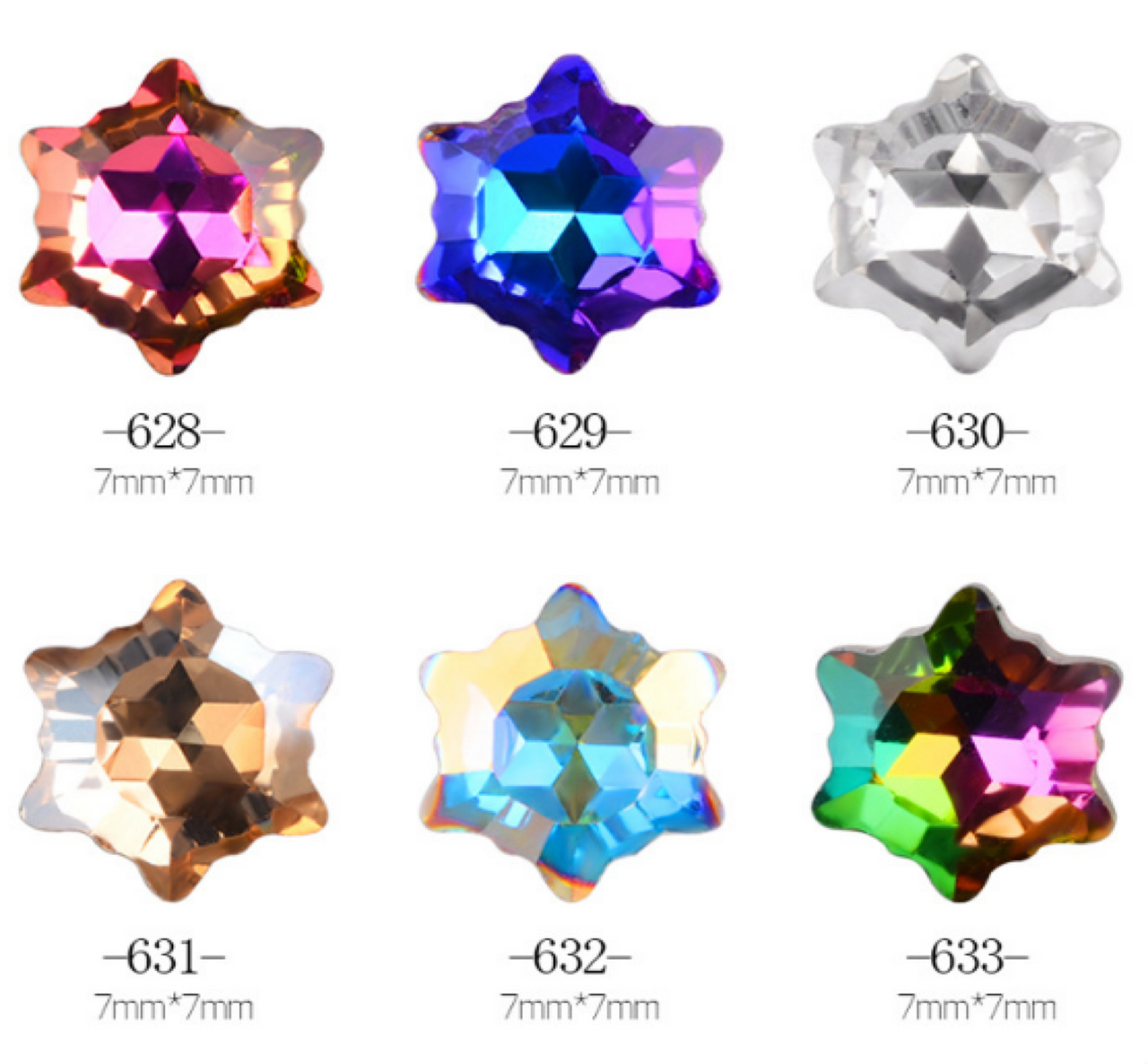 Flower Rhinestones (bag of 20pcs)